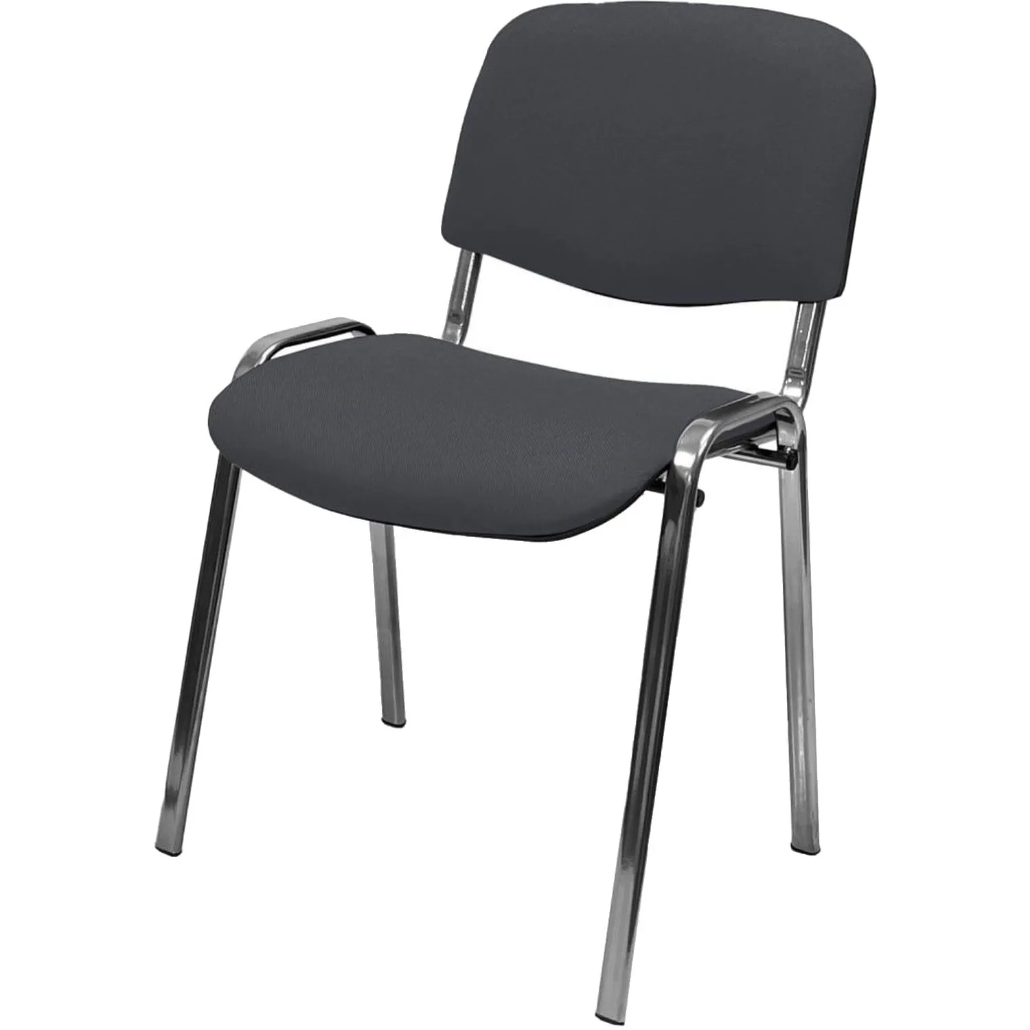 Стул КО_EChair Rio(ИЗО) РС01.00.10 ткань серая 103, каркас под хром - фото 1