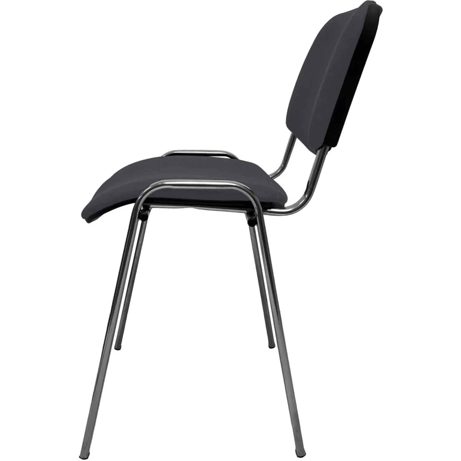 Стул КО_EChair Rio(ИЗО) РС01.00.10 ткань серая 103, каркас под хром - фото 3