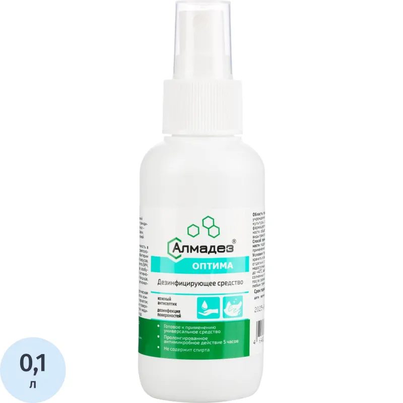 Антисептик кожный Алмадез-Оптима, на водной основе, 100 мл (спрей) - фото 1