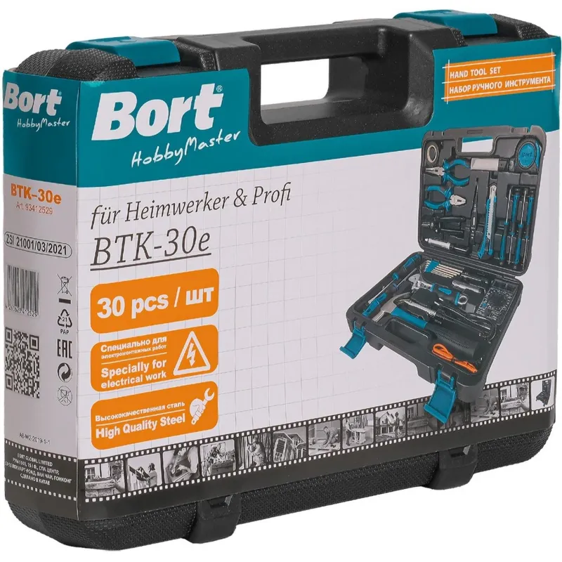 Набор инструмента универсальный Bort BTK-30e - фото 5