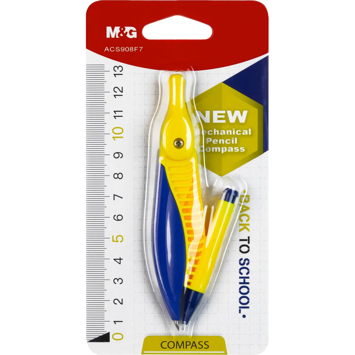 Циркуль M&G Mechanical pencil compass 908F7 - фото 1