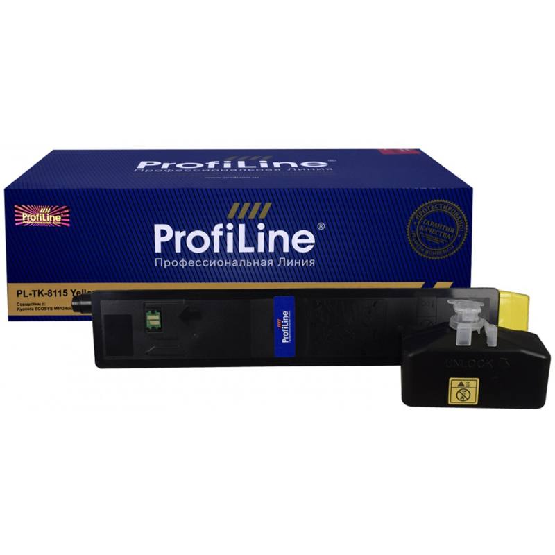 Тонер-картридж ProfiLine TK-8115Y жел. для Kyocera Mita M8124cidn - фото 1