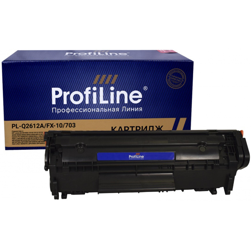 Картридж лазерный универсальный ProfiLine Q2612A/FX-10/703 чер.для HP/Canon - фото 1