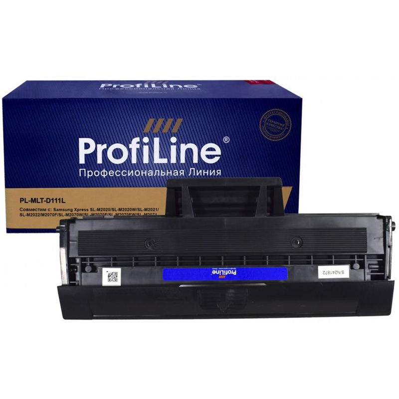 Картридж лазерный ProfiLine MLT-D111L чер.для Samsung Xpress M2020 - фото 1
