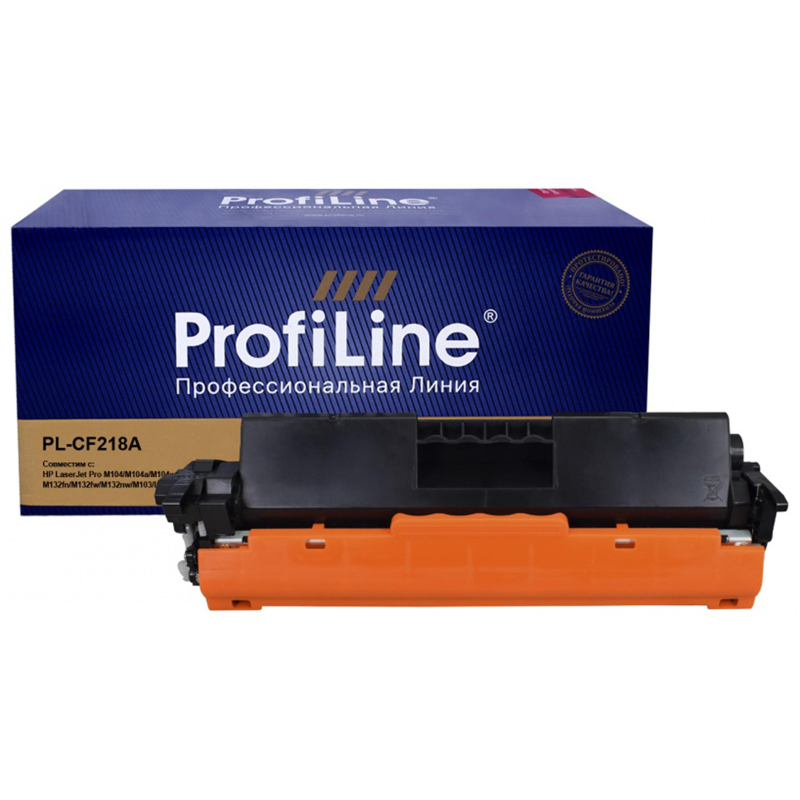 Картридж лазерный ProfiLine CF218A чер. для HP LaserJet M104/ M132 - фото 1