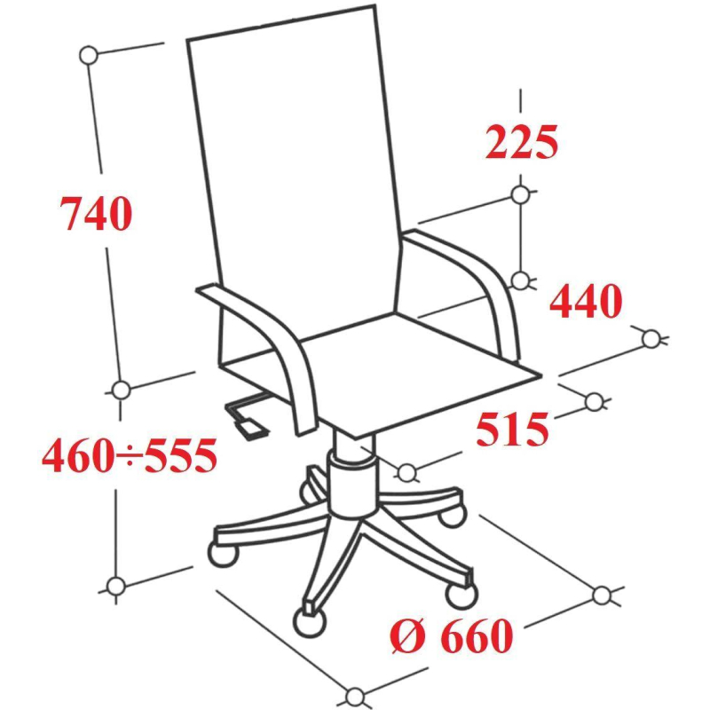 Кресло VB_EChair-508 TTW сетка/ткань/кожзам  черный хром - фото 8