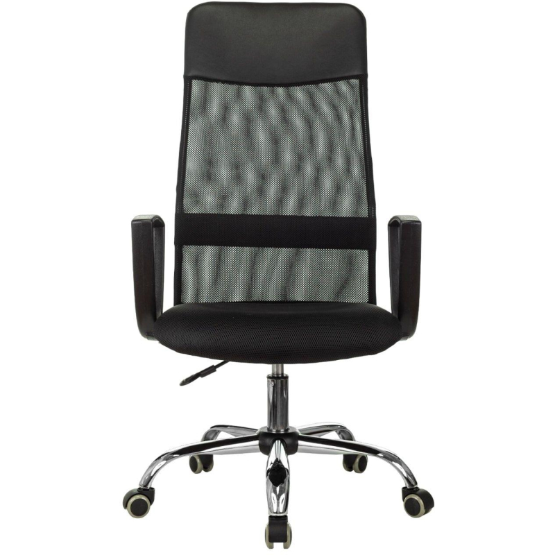 Кресло VB_EChair-510 TW сетка/ткань черный хром - фото 2
