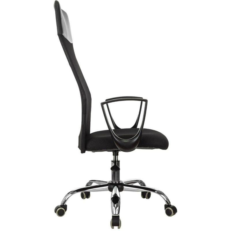 Кресло VB_EChair-510 TW сетка/ткань черный хром - фото 3