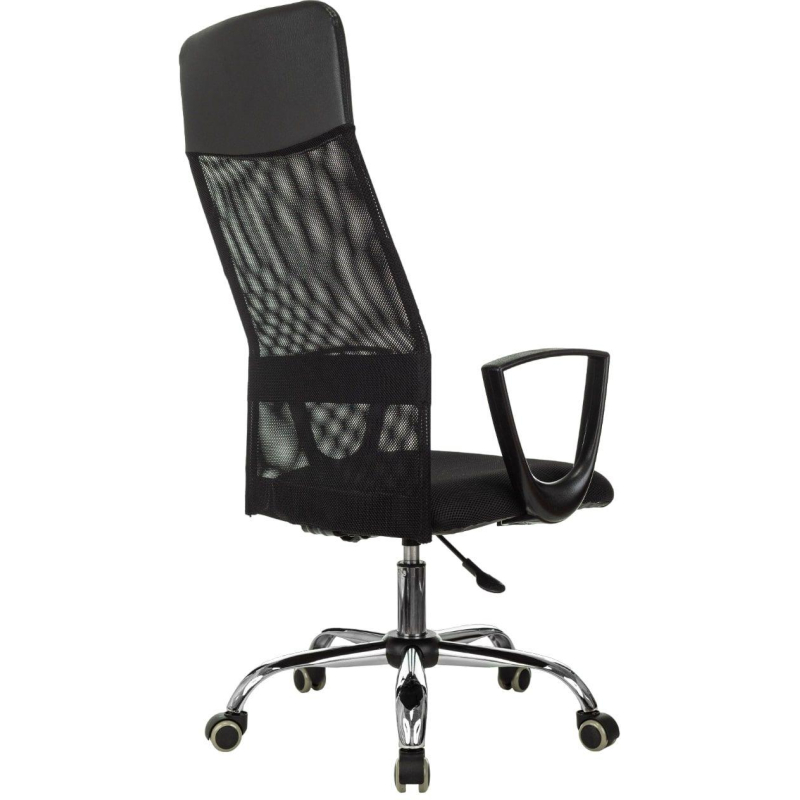 Кресло VB_EChair-510 TW сетка/ткань черный хром - фото 5