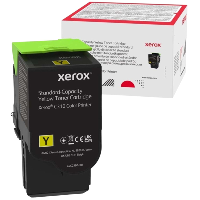 Тонер-картридж XEROX C310/315 желтый 2K (006R04363) - фото 1