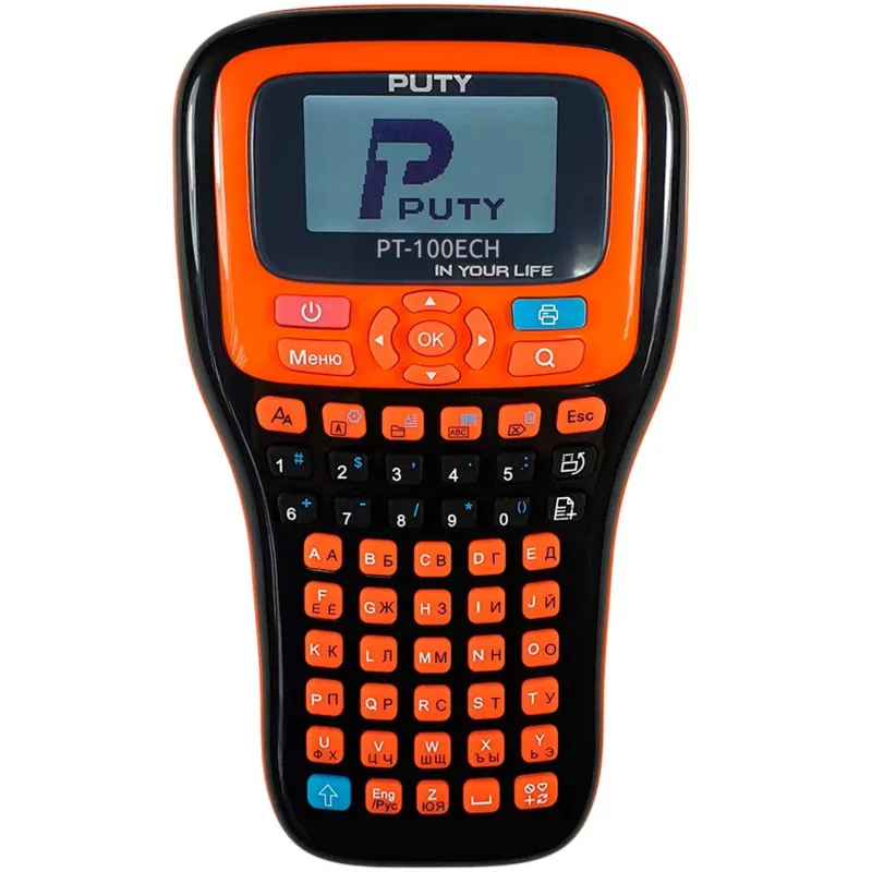 Этикет-принтер Puty PT-100ECH ручной рус/англ  (с чипом) - фото 1