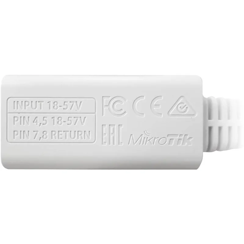 PoE-инжектор MikroTik RBGPOE 1Gbit/PoE 48V - фото 2