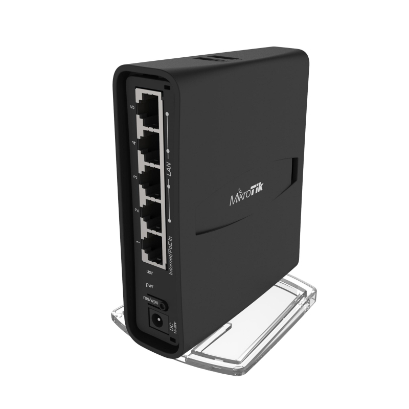 Маршрутизатор Wi-fi MikroTik hAP ac2 RBD52G-5HacD2HnD-TC, AC1200, USB, PoE - фото 3