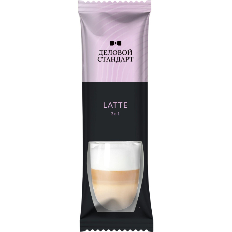 Кофе порционный 3в1 Деловой Стандарт Latte, 16грх10шт/уп - фото 3