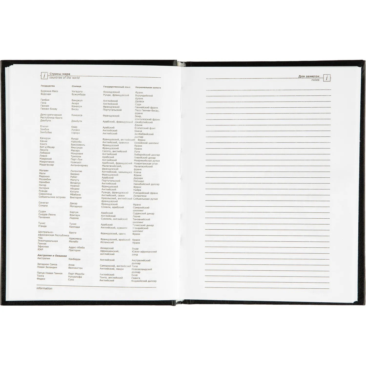 Ежедневник недатированный ,бумвинил,черный,А6,105х140мм,128л - фото 15