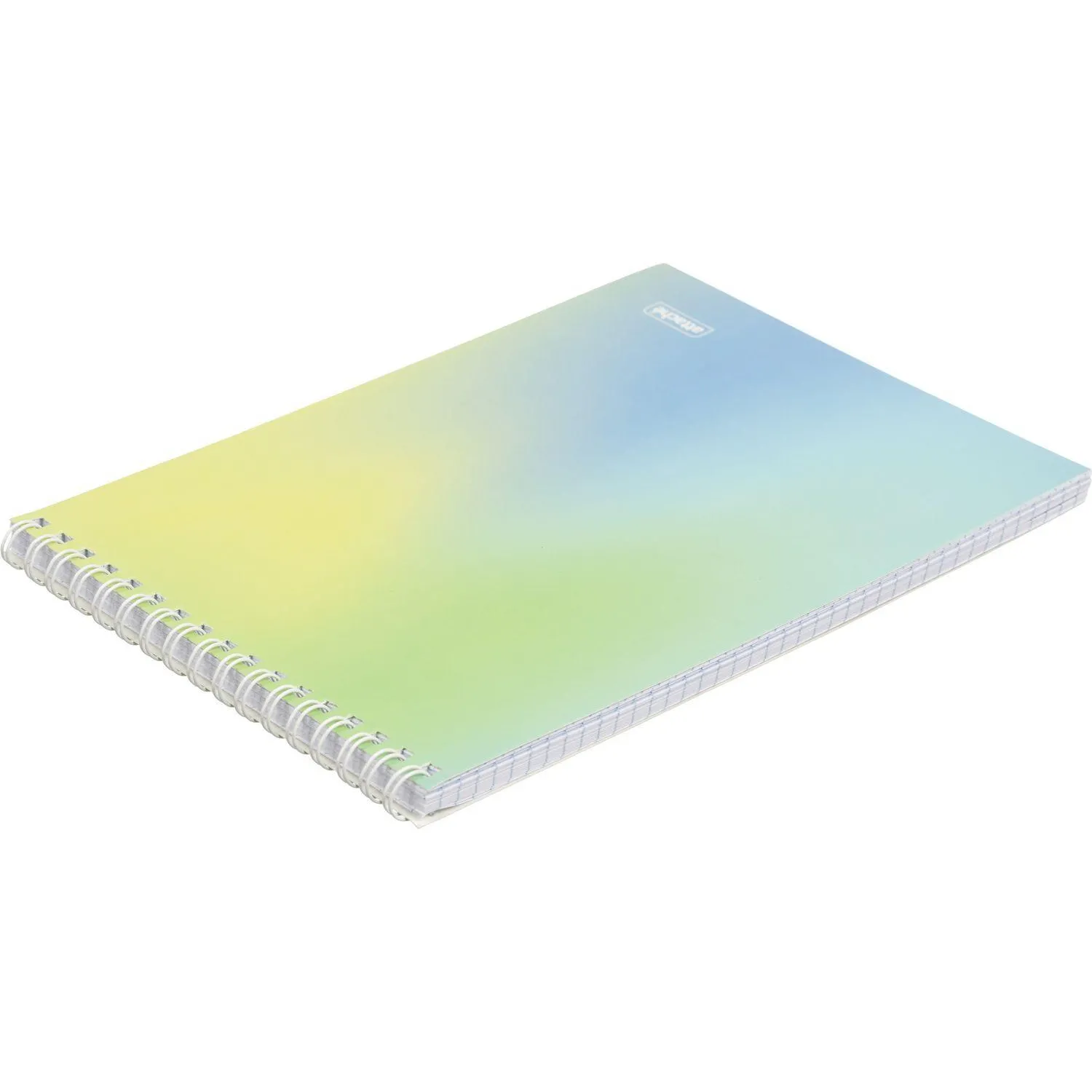 Блокнот А5 80л Attache Яркий Градиент №1 клетка, греб, картон, софттач-лак - фото 4