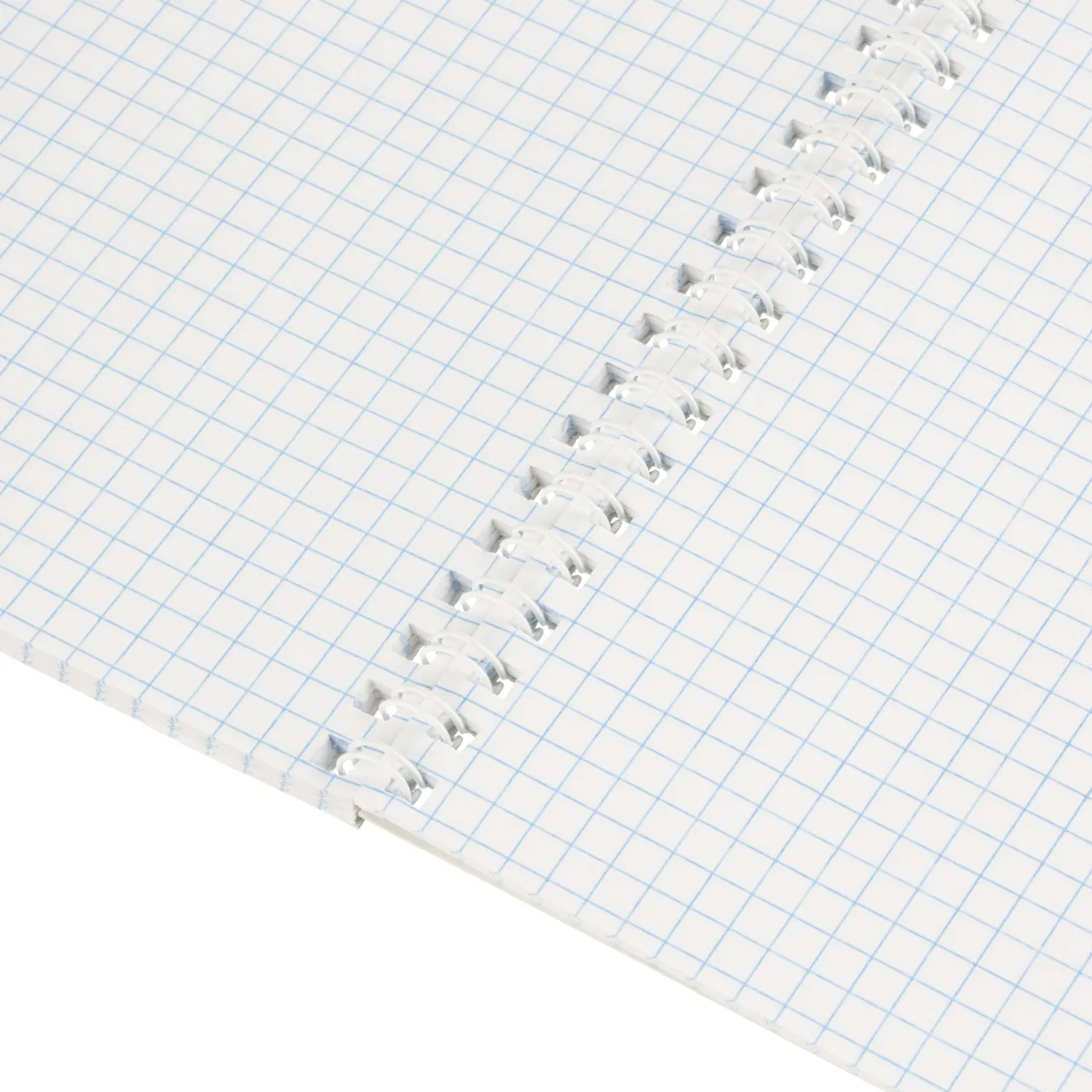 Блокнот А5 60л Attache Metallic Голубой клетка, греб, картон, фольга - фото 7