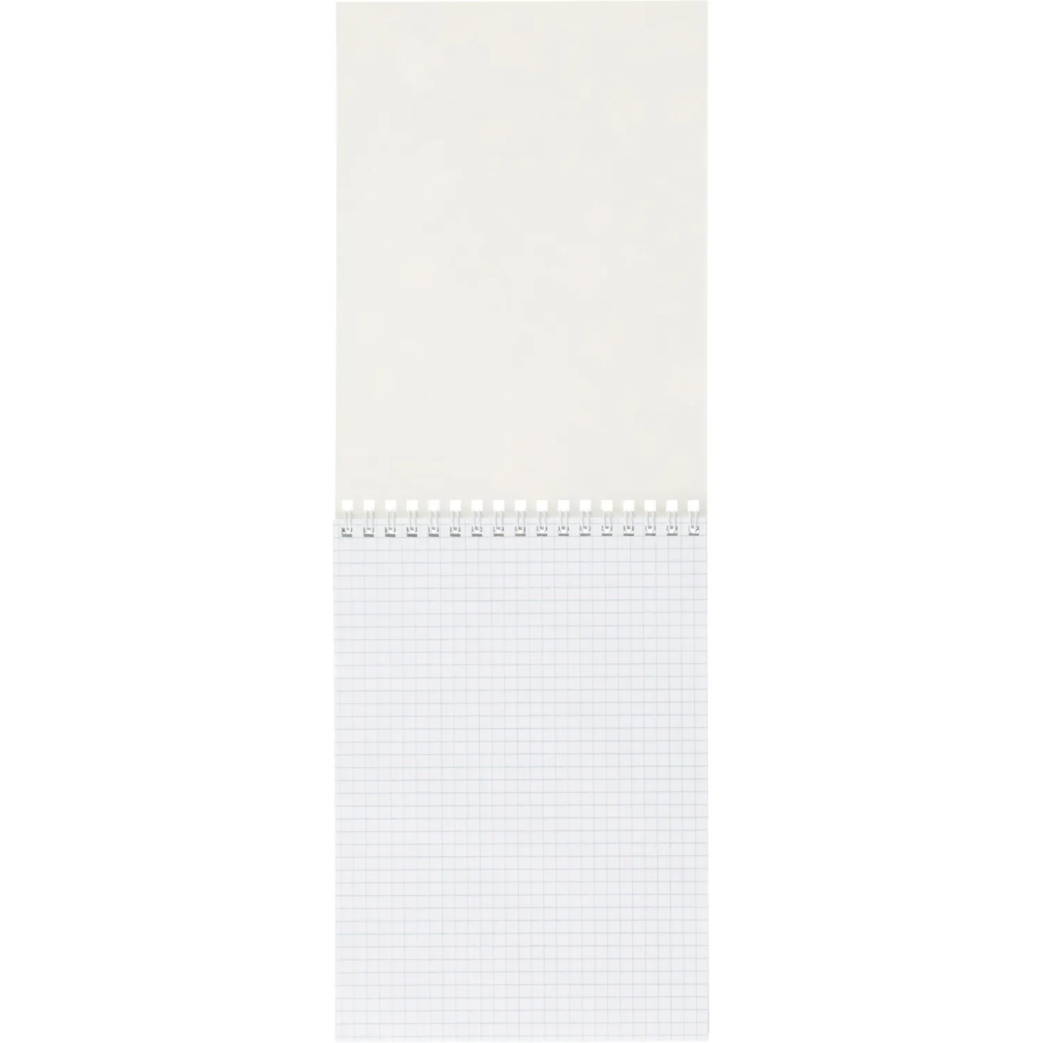 Блокнот А5 60л Attache Цветы голубой клет,65г,100%,греб,карт,ВД-лак - фото 5