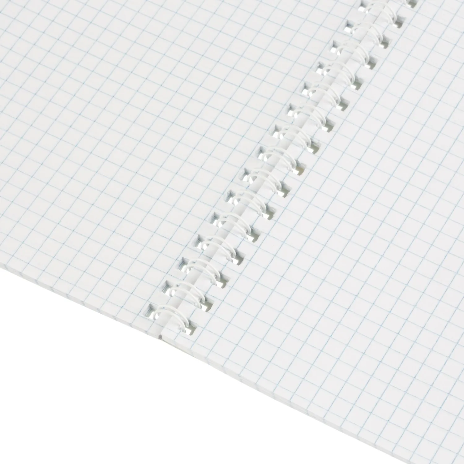 Блокнот А5 60л Attache Цветы голубой клет,65г,100%,греб,карт,ВД-лак - фото 7