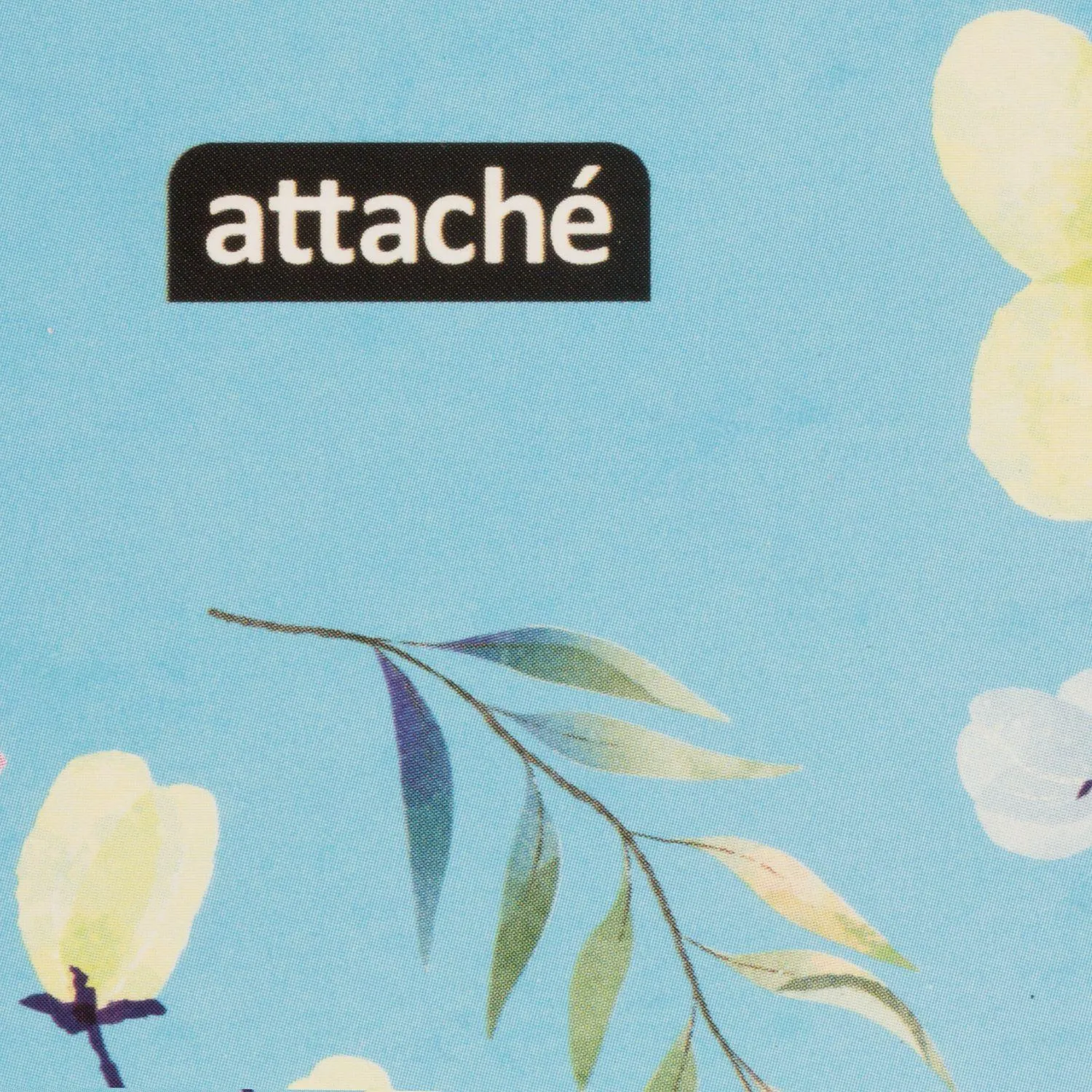 Блокнот А5 60л Attache Цветы голубой клет,65г,100%,греб,карт,ВД-лак - фото 10