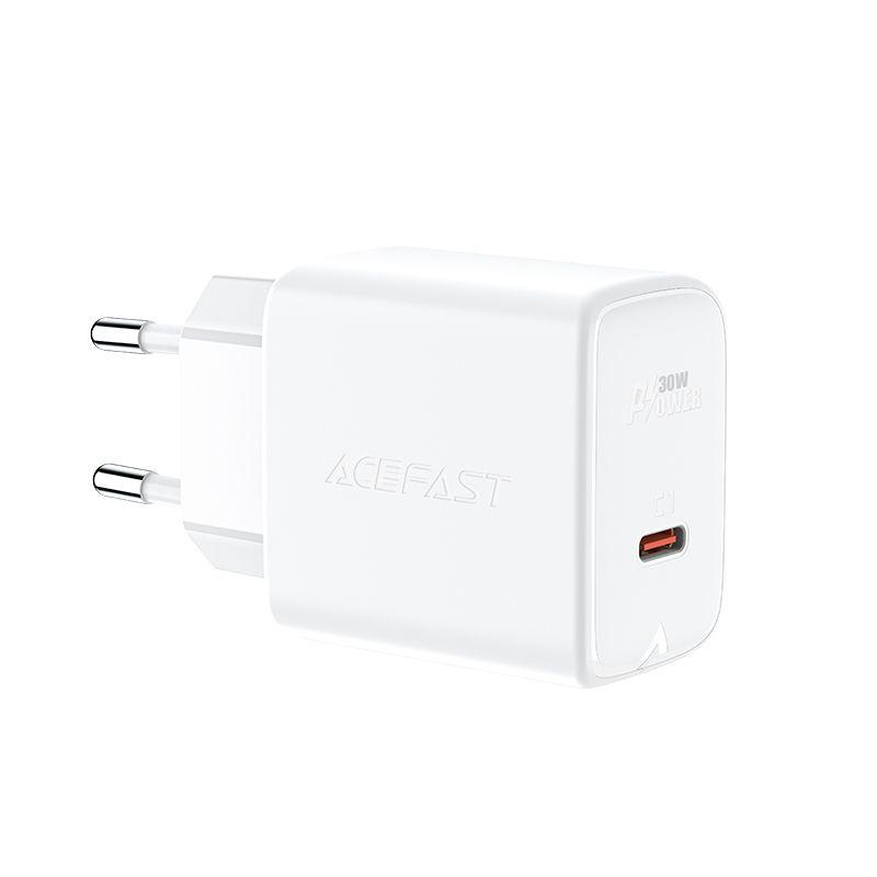 Зарядное устройство Acefast (AF-A21-WH) 30W GaN USB-C белый - фото 1