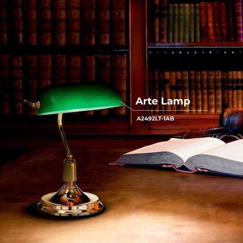 Светильник Arte Lamp A2492LT-1AB BANKER E27 - фото 4