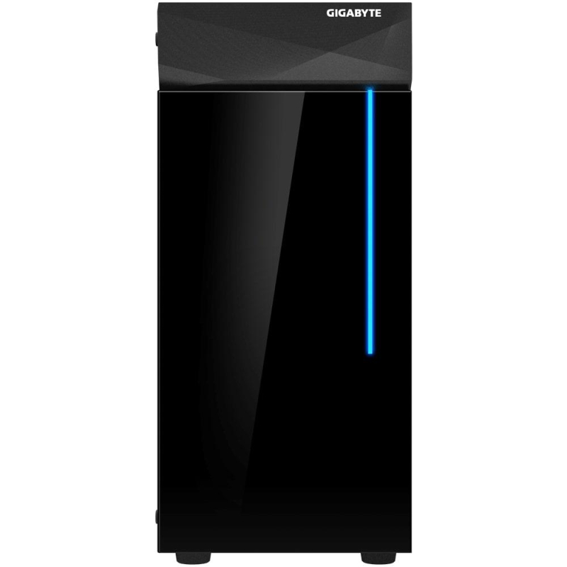 Корпус Gigabyte C200 Glass MidTower, ATX, USB3.0 x2, Audio I/O, Black - фото 2