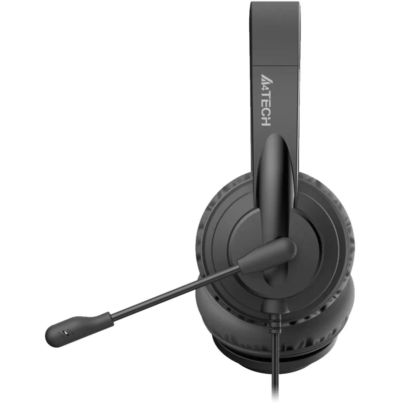 Гарнитура A4Tech HU-10 черный 2м накладные (HU-10/USB/BLACK) - фото 3