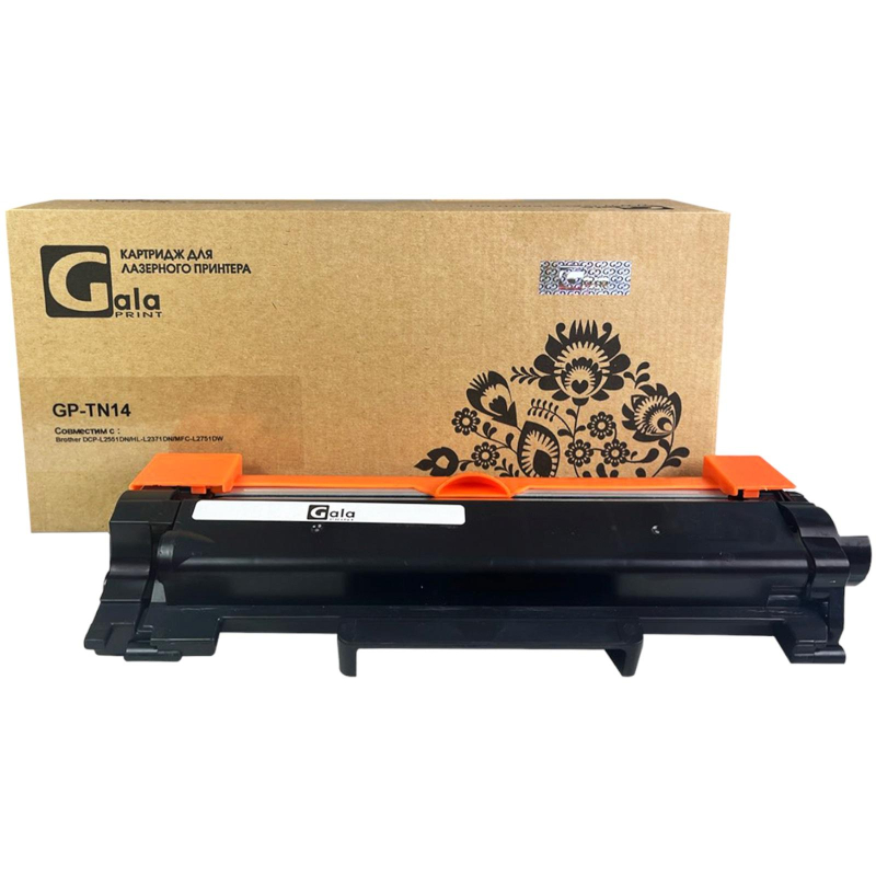 Тонер-картридж GalaPrint TN-14 чер. для HL-L2371DN/DCP-L2551DN - фото 1
