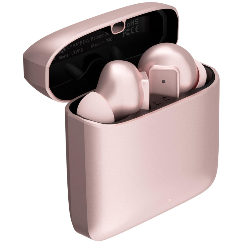 Наушники Lyambda True Wireless LTW15 Розовый - фото 4