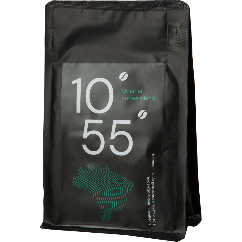 Кофе жареный в зернах 10/55 Original coffee blend,100% Арабика, 250г - фото 1