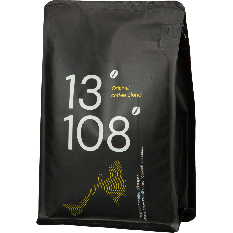 Кофе жареный в зернах 13/108 Original coffee blend 250г - фото 1