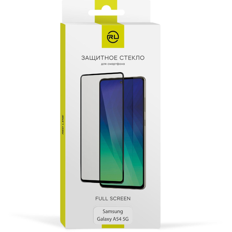 Защитное стекло Red Line Samsung Galaxy A54 5G FULL GLUE черный - фото 1