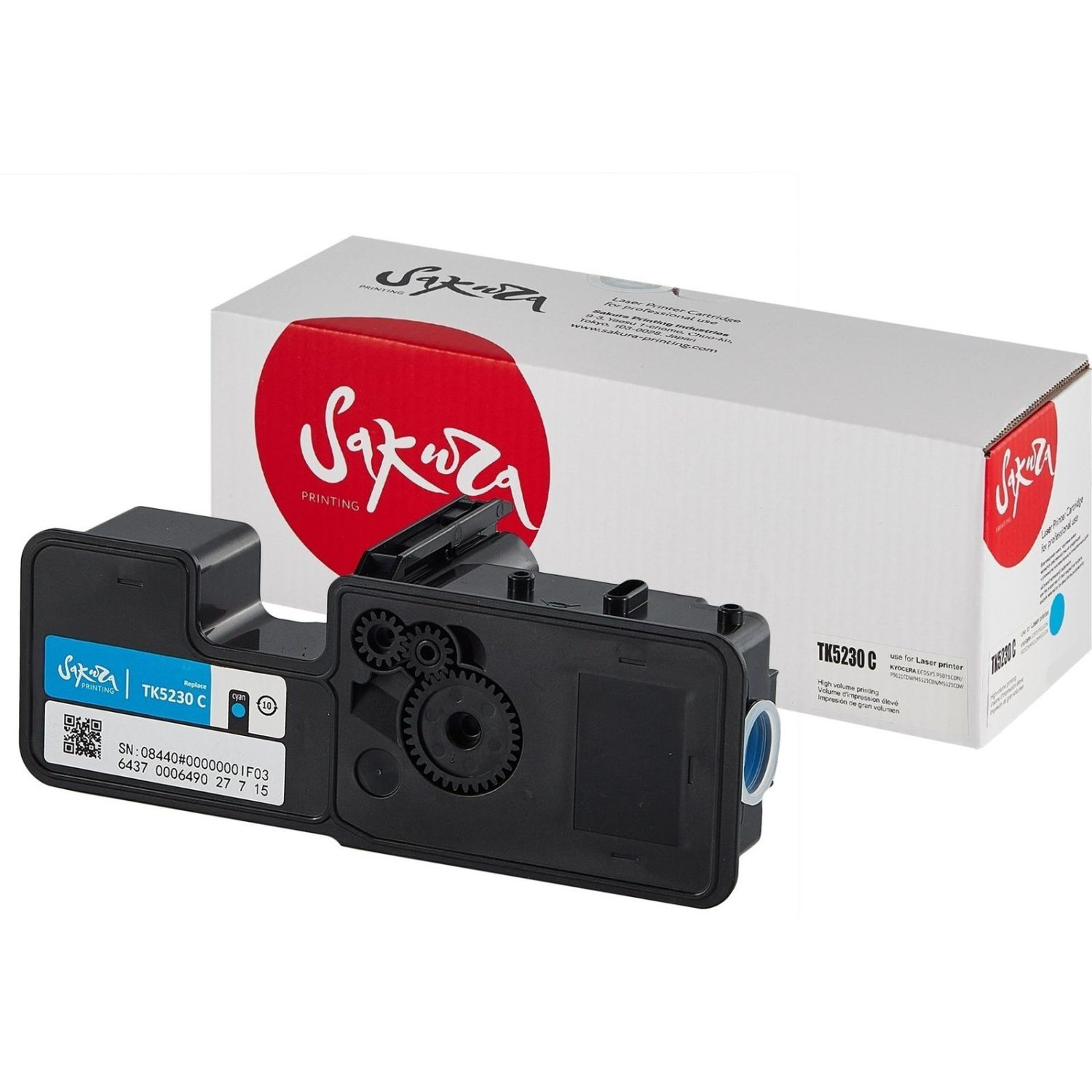 Картридж лазерный  Sakura TK-5230C для Kyocera ECOSYS P5021 - фото 2