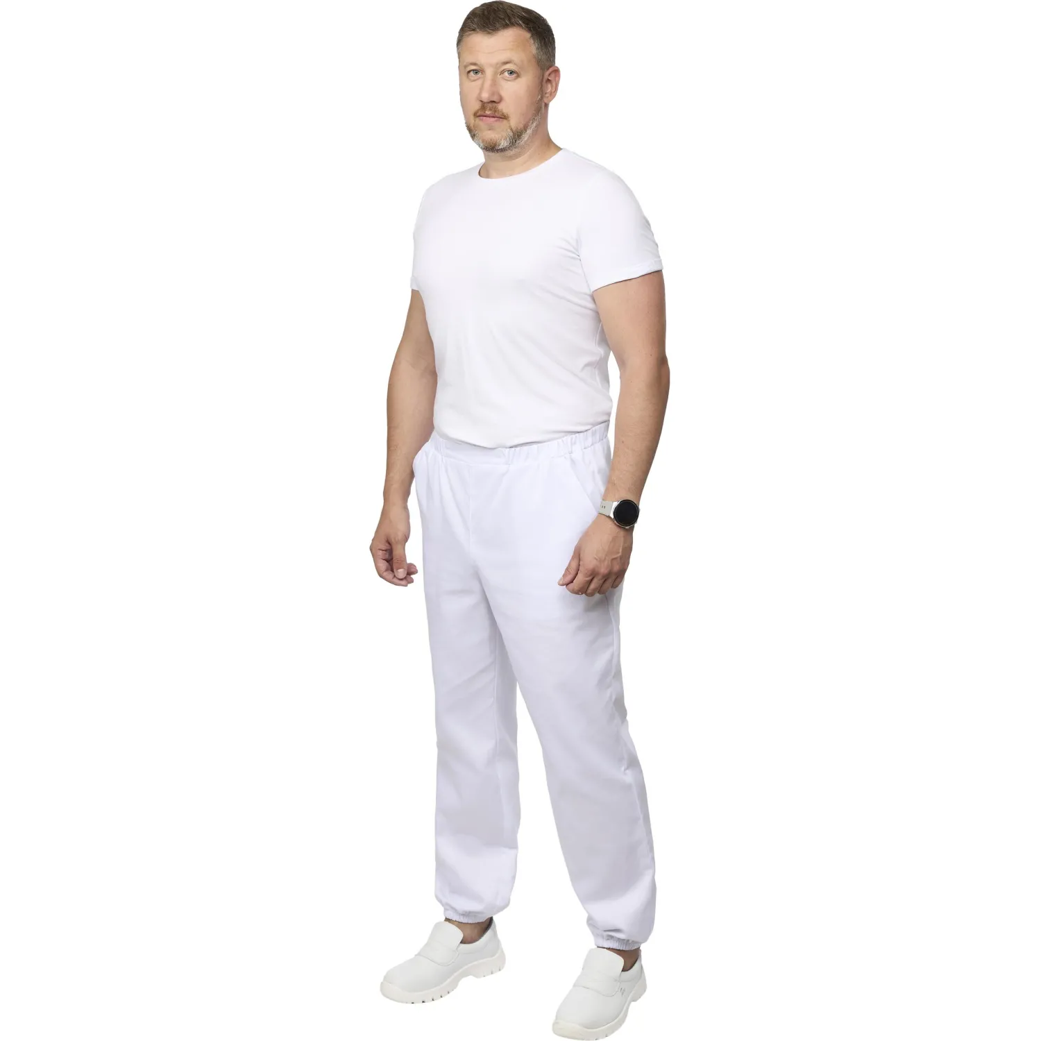 Брюки универсальные у17 ХАССП (ср) бел 96-100/182-188 - фото 6