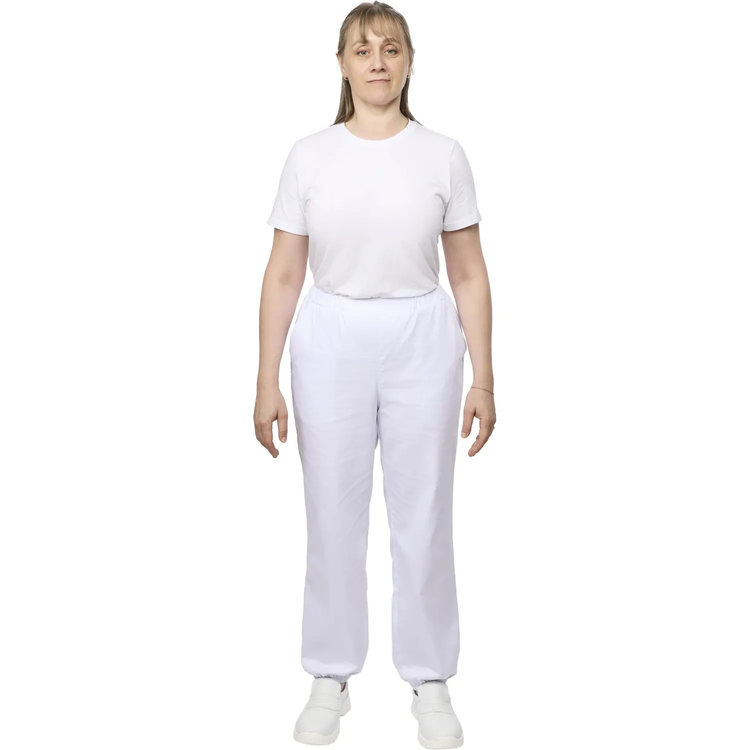 Брюки универсальные у17 ХАССП (ср) бел 96-100/182-188 - фото 11