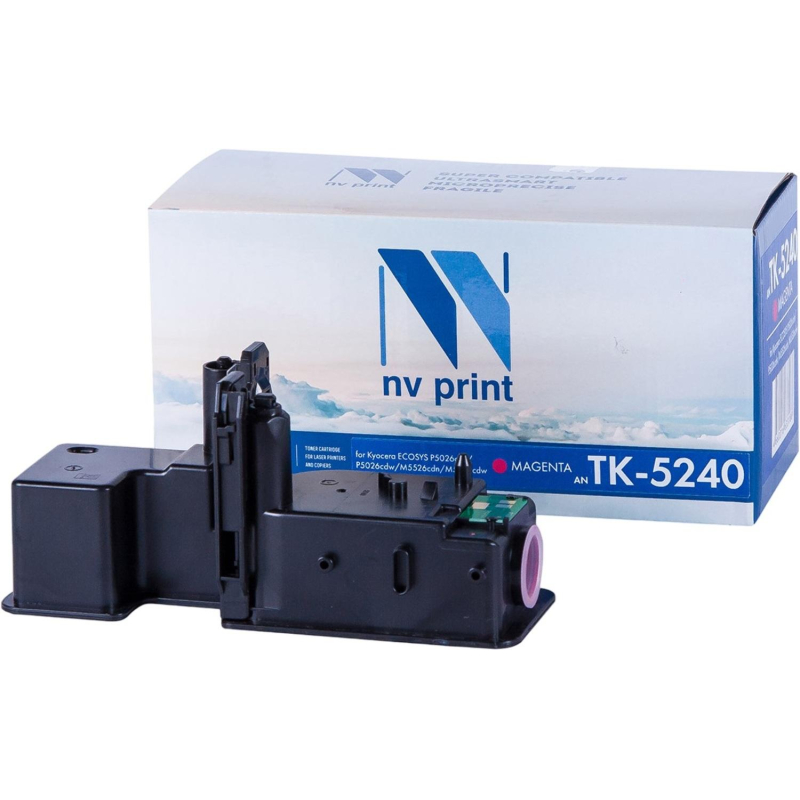 Картридж лазерный NV Print TK-5240M пур.для Kyocera ECOSYS P5026 (ЛМ) - фото 1
