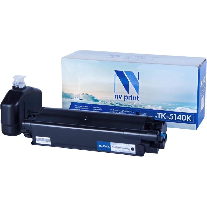 Картридж лазерный NV Print TK-5140BK чер.для Kyocera ECOSYS P6130 (ЛМ) - фото 1
