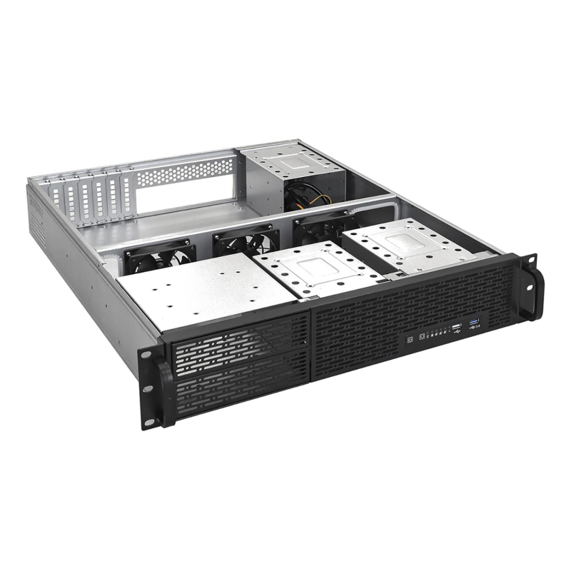 Корпус ExeGate Pro 2U550-06/2U2088 (19, 2U, 550, без БП, USB)(EX172968RUS) - фото 2