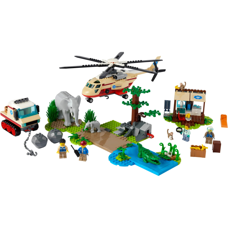 Конструктор Lego City Операция по спасению зверей (60302) - фото 1