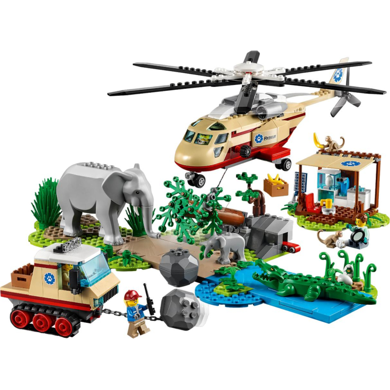 Конструктор Lego City Операция по спасению зверей (60302) - фото 2