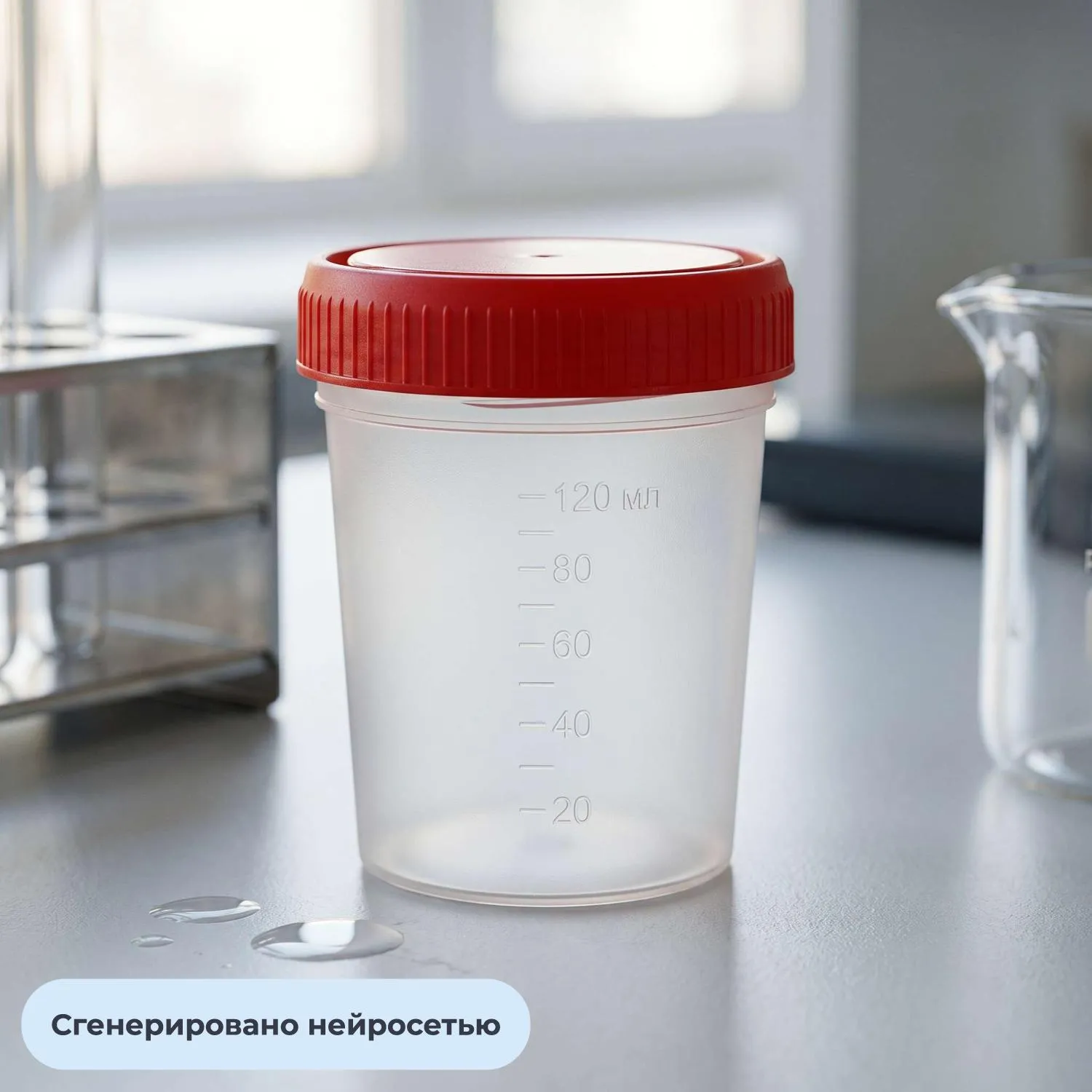 Контейнер д/сбора биопроб 120 мл стерил,  25 шт/уп ПОЛИЭФИР - фото 2