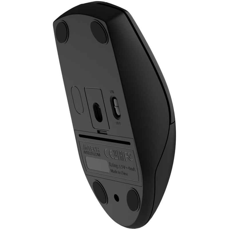 Мышь компьютерная A4Tech G3-330N черный оптическая WLS USB (1200dpi/3but) - фото 4