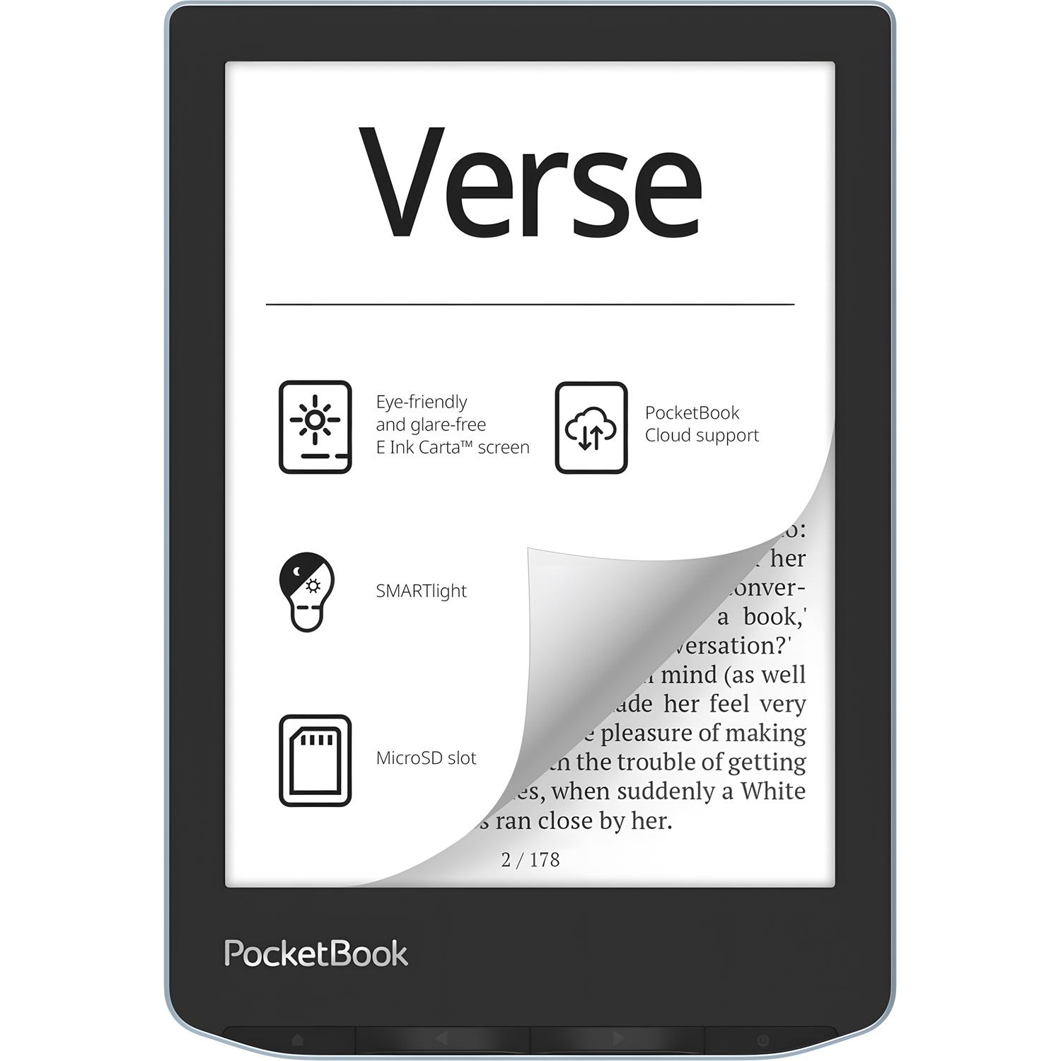 Книга электронная PocketBook 629 Verse Bright Blue (PB629-2-WW) - фото 1