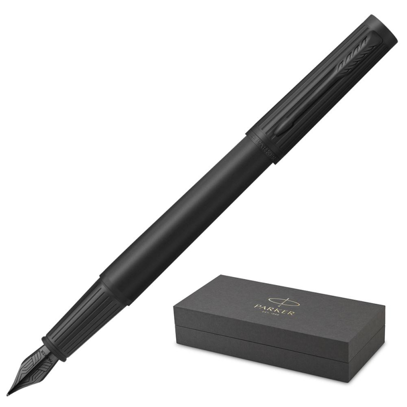 Ручка перьевая Parker Ingenuity Black BT 0,8мм,кор 2182013 - фото 1