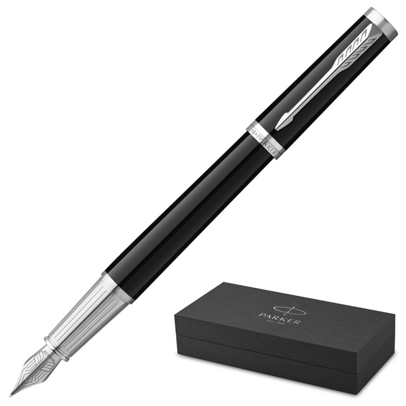 Ручка перьевая Parker Ingenuity Black CT 0,8мм,кор 2181994 - фото 1