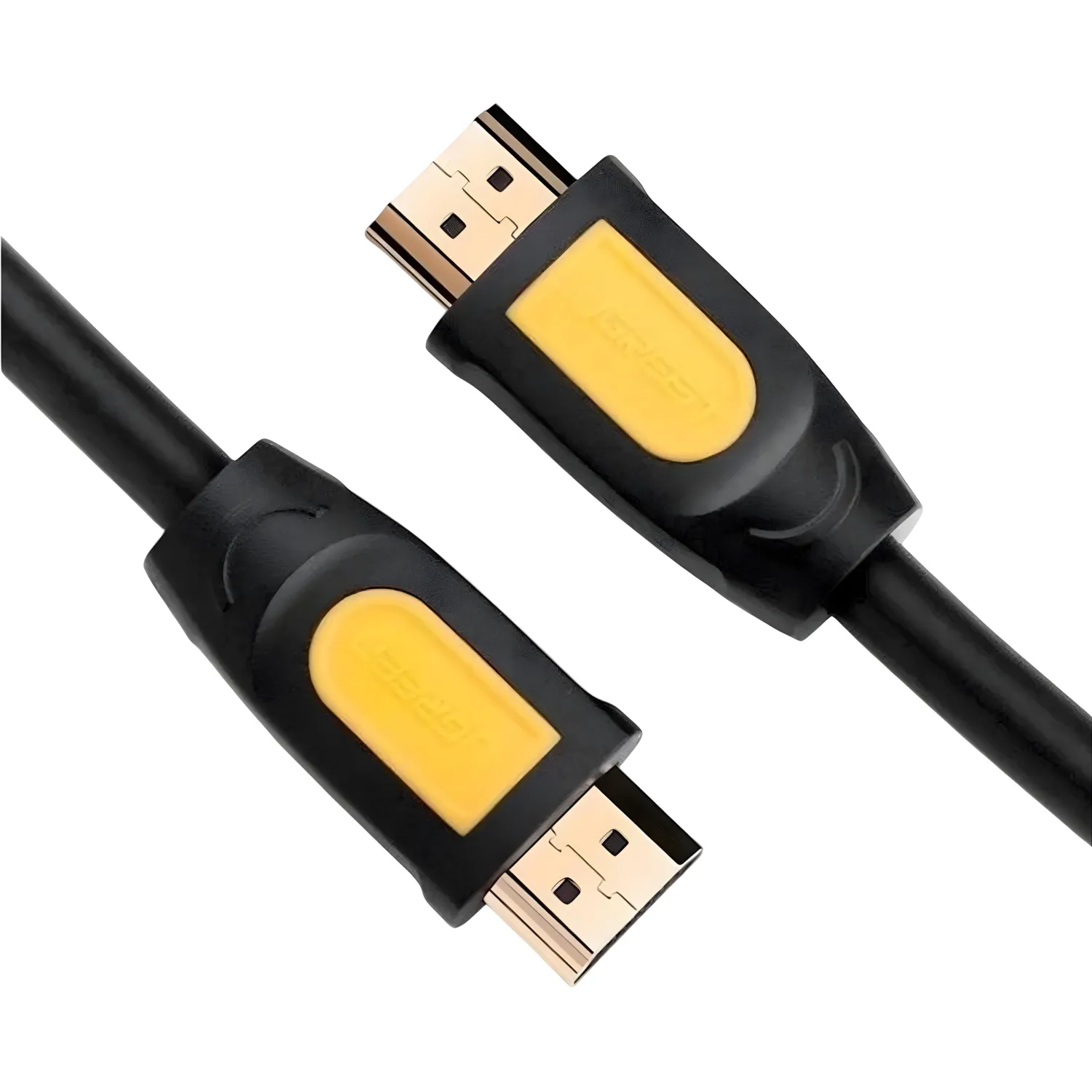 Кабель UGREEN HD101 HDMI 4K цвет желтый/черный. 1м (10115) - фото 3