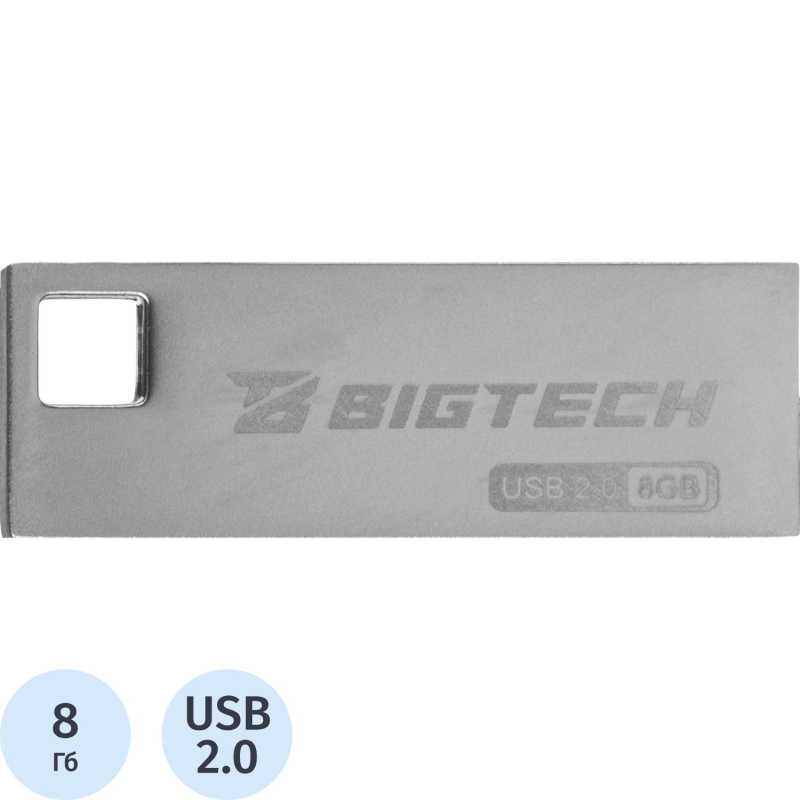Флеш-память BigTech UFD009, USB2.0, 8GB - фото 1