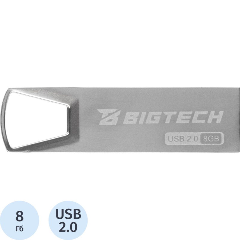 Флеш-память BigTech UFD013, USB2.0, 8GB - фото 1