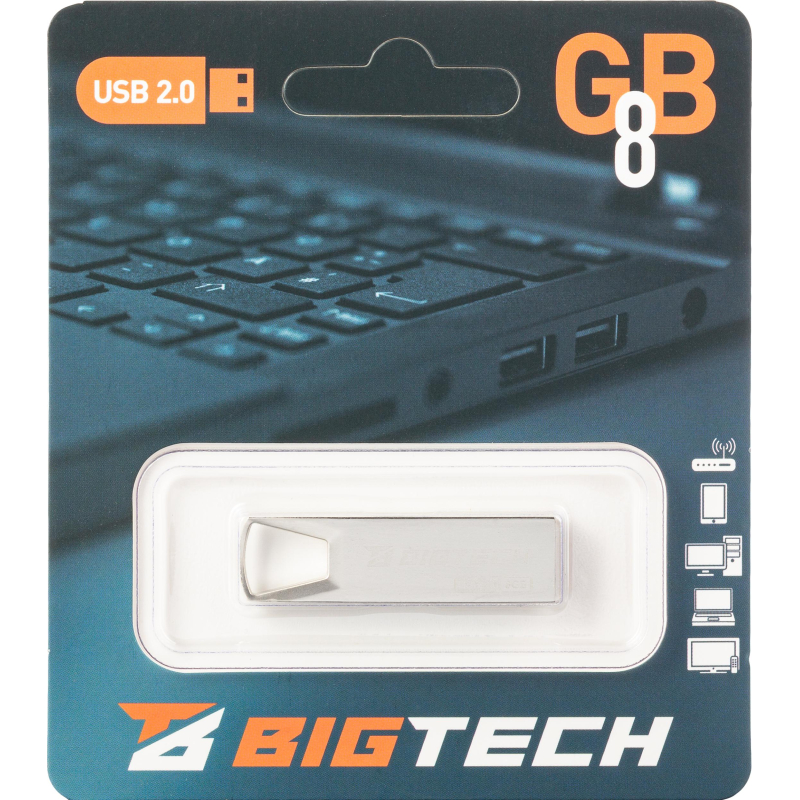 Флеш-память BigTech UFD013, USB2.0, 8GB - фото 4